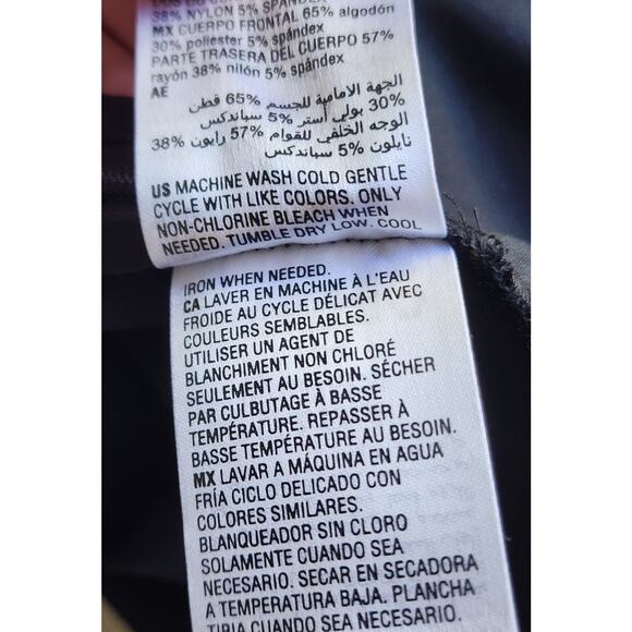 TOP/BLOUSE-INC-INTERNATIONAL CONCEPTS-Black-Sleeveless-Ruffle-Size LARGE - Picture 8 of 14